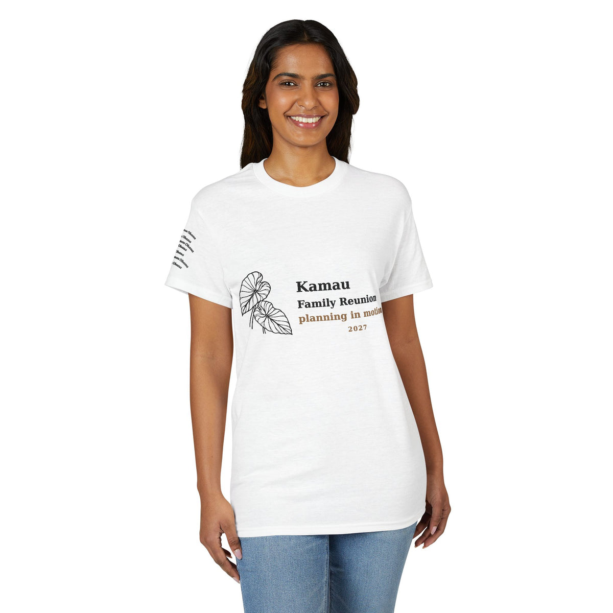 Family Reunion T-Shirt — "Kamau Family Reunion: planning in motion 2027"